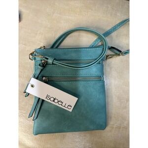 Isabelle Crossbody Handbag‎ Vegan Leather - Green Mint NWT